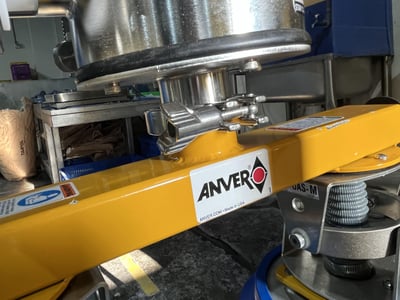 Overhead Aluminum Rail Jib Crane with Anver Vacuum Lifter for Rubber Blocks - ảnh 19