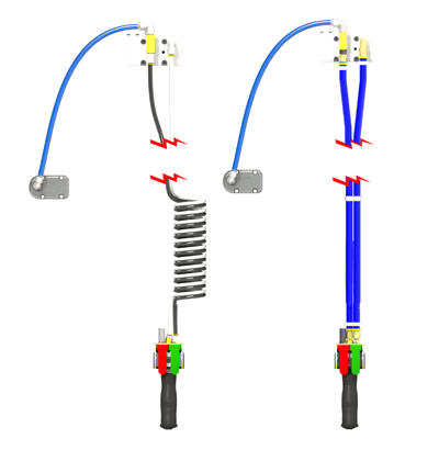 Tay điều khiển treo lên/xuống cho balancer đôi (tandem) BCS2326 & BCS3330
