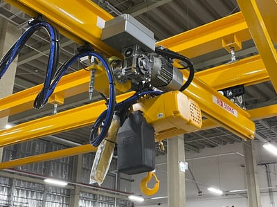 Bộ khung thanh ray 500 kg kết hợp palăng nâng hạ - ảnh 14
