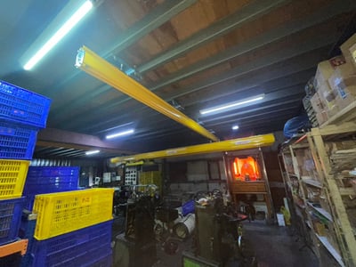 Thanh ray treo trần và pa lăng điện tải trọng 500 kg - ảnh 13