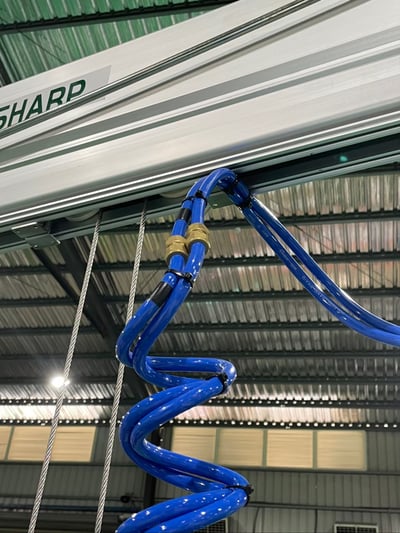 Cầu trục xoay khí nén treo mặt hút chân không - ảnh 4