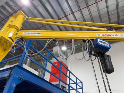 Cầu trục xoay 500 kg với mặt hút chân không dùng pin sạc - ảnh 29