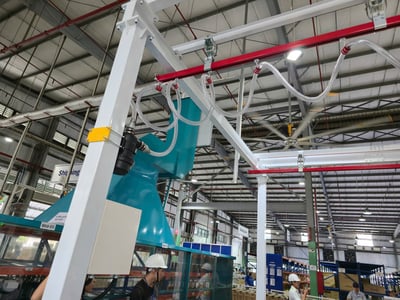 Thanh ray 5T và thiết bị nâng chân không hút thùng giấy 200 kg - ảnh 16