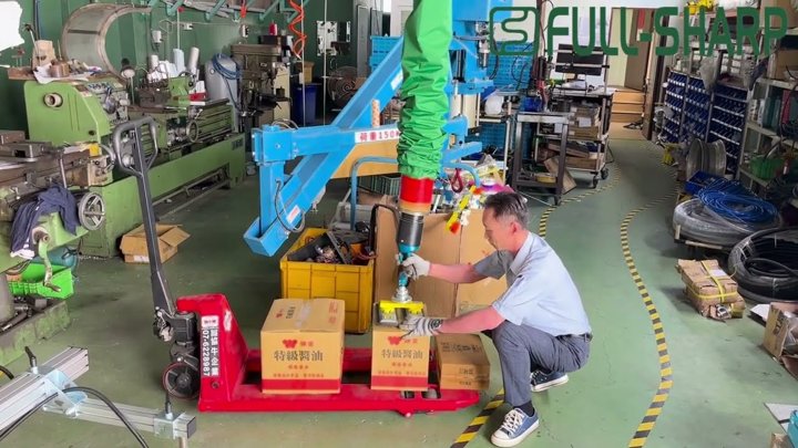 Thiết bị nâng hạ hút chân không thùng giấy. Thiết bị nâng hạ thùng carton
