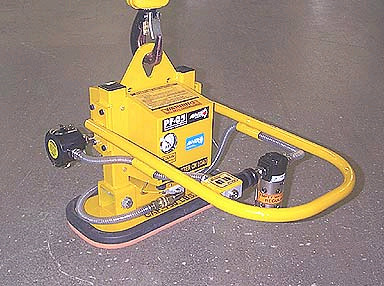 ANVER VPF-05 with FP100190G-A2C4: lifting and handling sandstone 2 ft x 2 ft (0.6 m x 0.6 m) weighing up to 220 lb (100 kg)