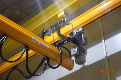Thanh ray 500kg treo pa lăng điện kèm bộ khung kết cấu - ảnh 14