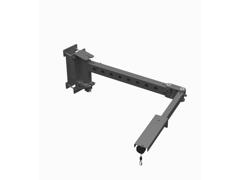 Lifts All MaxiCrane Mini inox SS316 – cầu trục xoay khớp nối 3 m, 100 kg (95-10279)