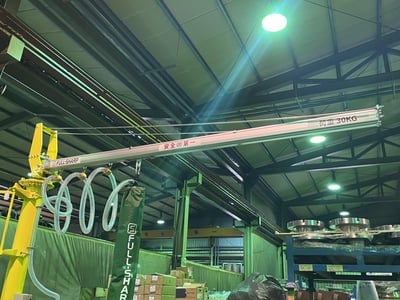 Mobile-Base Aluminum Rail Jib Crane with Becker Vacuum Motor for Carton Box Lifting - ảnh 12