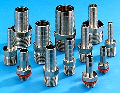 Vacuum hose barb fittings