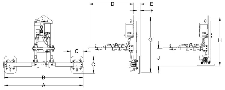 AT50M2-FP dimension drawing