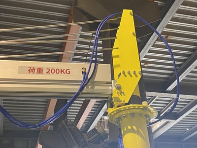 Overhead Pneumatic Jib Crane with Vacuum Pad for Steel Sheets - ảnh 5
