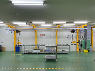 Khung thanh ray nhôm 200kg, air balancer ENDO và tool hút chân không - ảnh 11