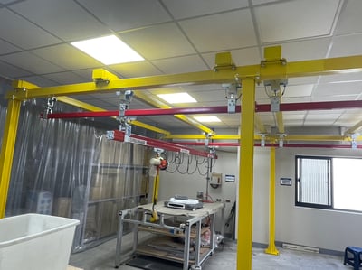 Cầu trục thanh ray 200kg với pa lăng điện KITO - ảnh 4
