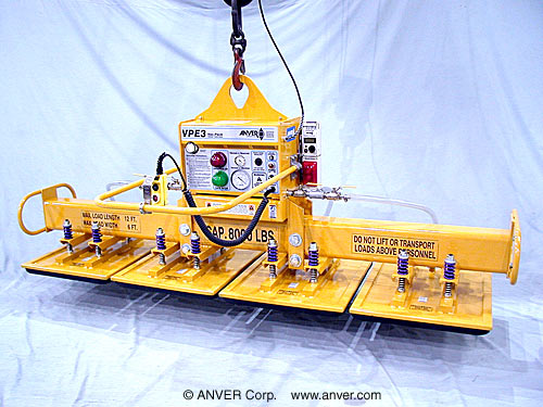 ANVER E800M4-99FX-FP four pad electric powered custom lifter with foam pads