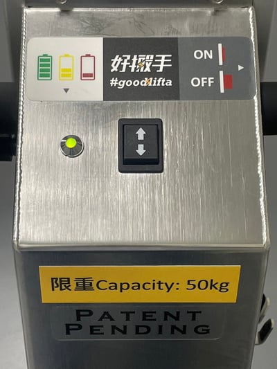 Xe nâng điện đẩy tay GoodLifta nâng cuộn nguyên liệu - ảnh 6