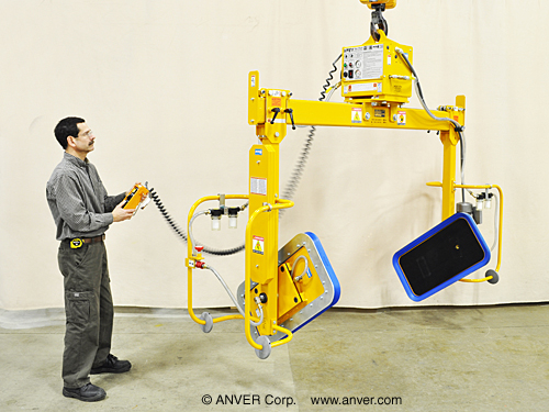 ANVER E310M2-86-SGPROT: lifting & rotating composite blocks weighing up to 3100 lb (1406 kg)