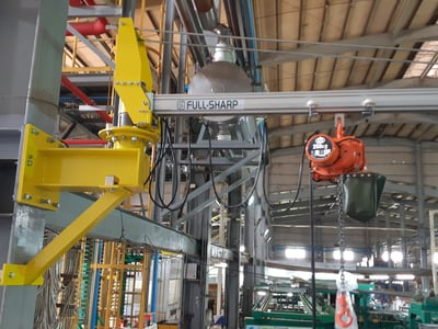 Tay nâng trợ lực khí nén hút tấm và lật dọc tải 150 kg - ảnh 12