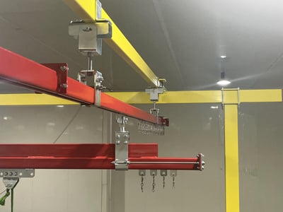 Bộ khung treo thanh ray 5T 200kg và pa lăng điện lắp tại Bắc Giang - ảnh 4