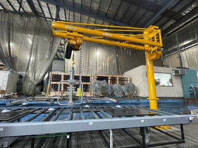 Cầu trục xoay 1 tấn palang treo mặt hút chân không tấm kính - ảnh 20