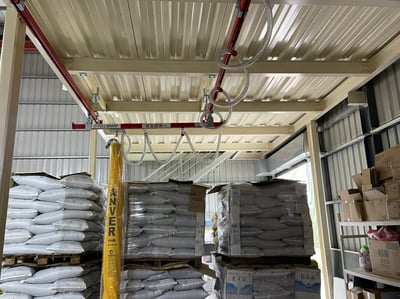 Thanh ray 5T treo trần, bên dưới treo thiết bị hút chân không ANVER - ảnh 19