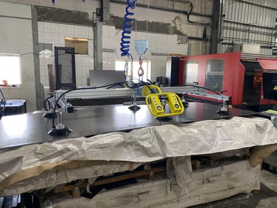 Pneumatic Jib Crane with Vacuum Lifting Pad for Metal Sheets - ảnh 8