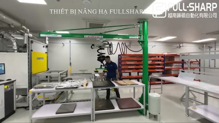 Thiết bị nâng hạ hút chân không tấm kim loại