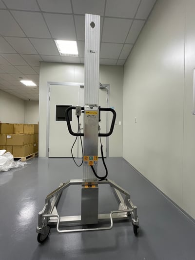 Xe nâng điện đẩy tay GoodLifta nâng cuộn nguyên liệu - ảnh 10