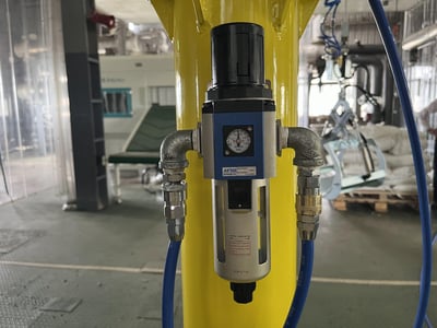 Cầu trục xoay khí nén đế di động và tool kẹp bao đa năng - ảnh 28
