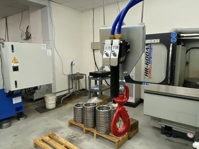 Pneumatic Jib Crane with Hook for CNC Machine Loading, 80 kg Capacity - ảnh 6