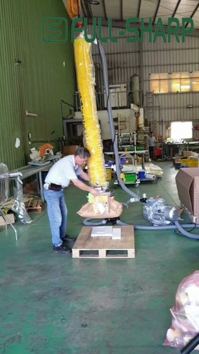 Thiết bị nâng hạ hút chân không bao. Thiết bị nâng hạ bao bột, bao gạo, bao xi măng...