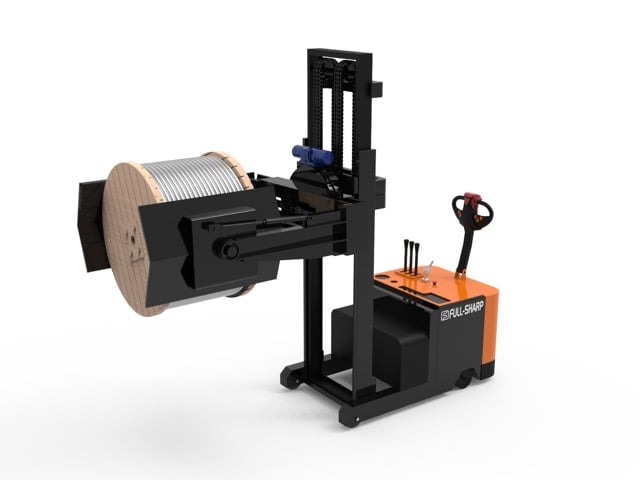 Xe kẹp cuộn cáp điện thuỷ lực