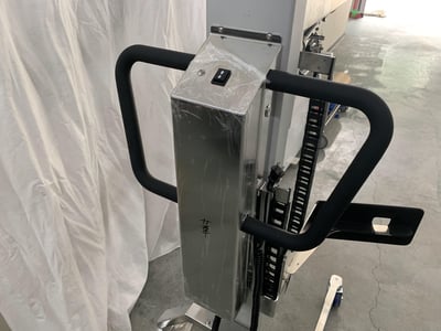 Xe nâng điện inox thông minh có tay cần xoay - ảnh 6