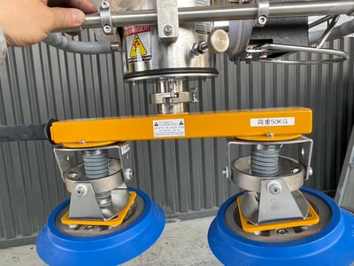 Cầu trục xoay ray nhôm treo bộ hút Anver hút bao khối cao su - ảnh 25