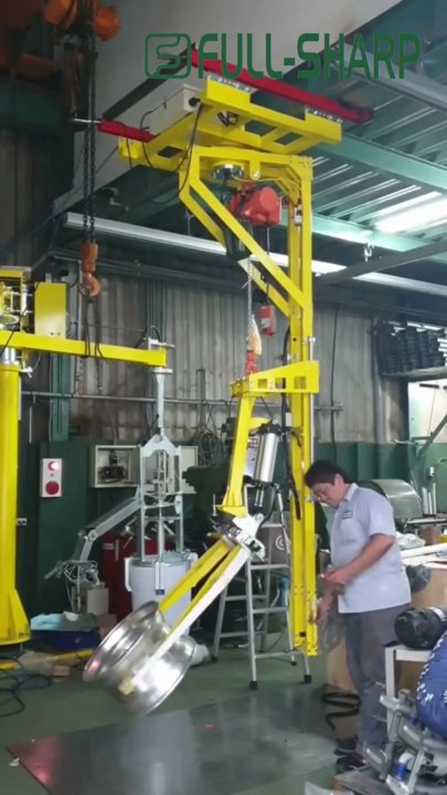 Thiết bị nâng hạ kẹp mâm xe: Lên xuống, lật linh hoạt - Wheel clamp lifting equipment