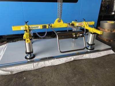 Mặt hút chân không dùng cơ, vacuum pad không cần điện hay khí nén - ảnh 1