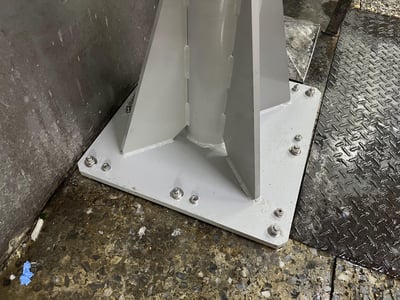 Cầu trục xoay khớp nối palăng khí nén dạng nằm hút thùng giấy - ảnh 2