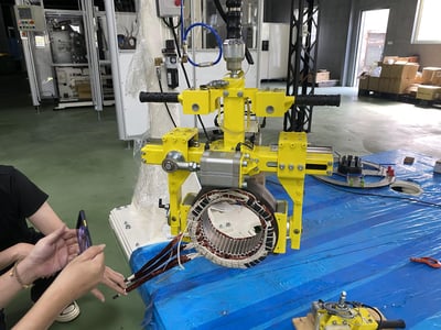 Cầu trục xoay ray nhôm, palang KITO kéo tay và nam châm gạt tay - ảnh 46