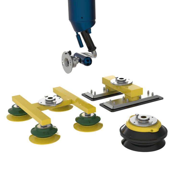 Khớp thay nhanh và mặt hút tay cầm đơn FullSharp