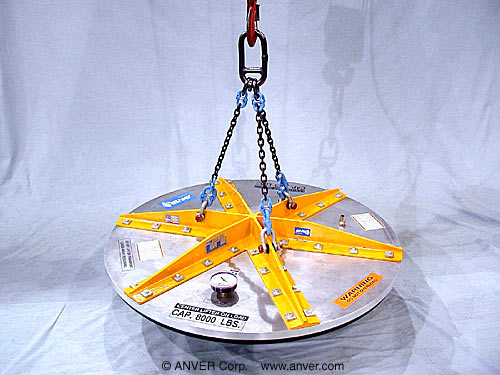 ANVER LB8005: lifting & handling domed tank ends up to 8000 lb (3629 kg)