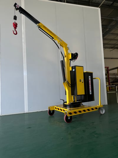 Xe cẩu mini 400 kg đẩy tay di động - ảnh 10