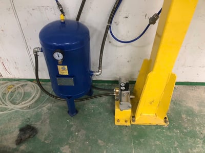 Bộ khung thanh ray nhôm cho cầu trục khí nén 200 kg - ảnh 1
