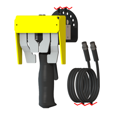 Tay cầm điều khiển điện có cò bấm khí nén FDEPPTA9160