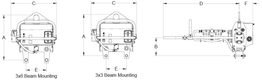 VPF-57-DCP dimension drawing