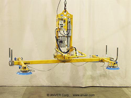 ANVER ET100M4-86-2/44-MR four pad electric lifter with powered tilt and manual rotation