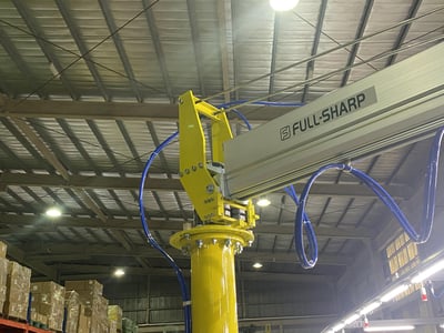 Pneumatic Jib Crane for Lifting Bicycle Frames on the Line - ảnh 15