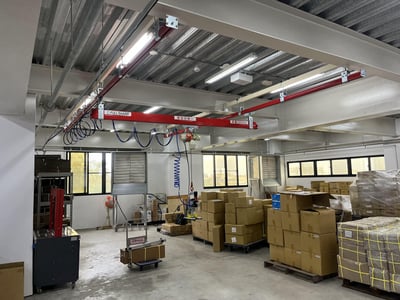 5T Overhead Rail, KITO Hoist, and Vacuum Lifting Pad for Carton Boxes - ảnh 12