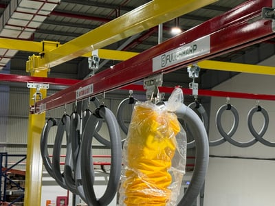 Bộ khung thanh ray thép 200 kg và ống hút chân không ANVER - ảnh 8