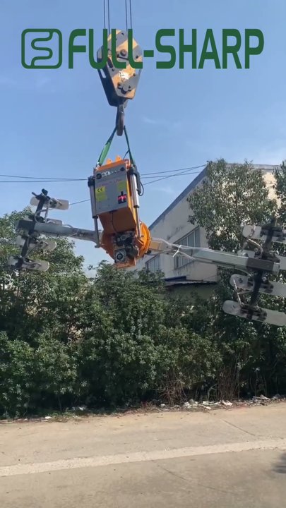 Mặt hút chân không sạc pin hút tấm kính to ngoài trời
