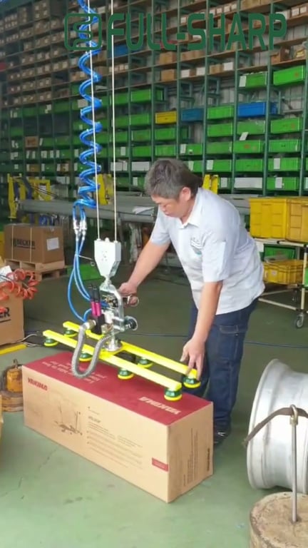 Thiết bị hút chân không nâng thùng giấy, thùng carton
