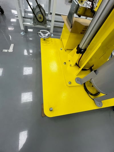Cầu trục xoay khí nén đế di động, cột tăng chỉnh và tool kẹp riêng - ảnh 3
